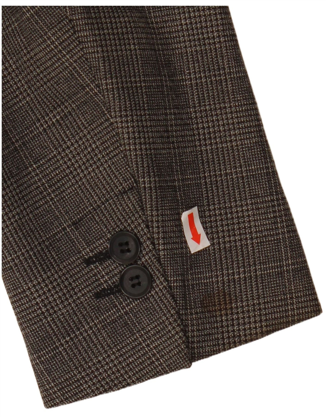 ZARA Chaqueta tipo blazer de 1 botón para hombre EU 50 Poliéster de pata de gallo gris medio