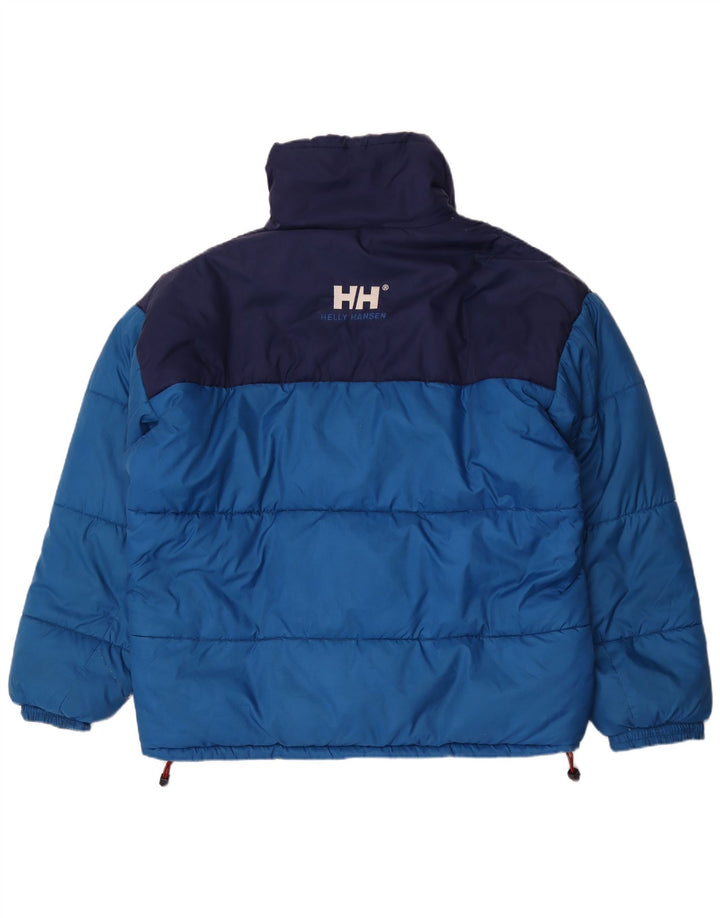 Helly Hansen Chaqueta acolchada para hombre UK 42 XL Nylon color block azul