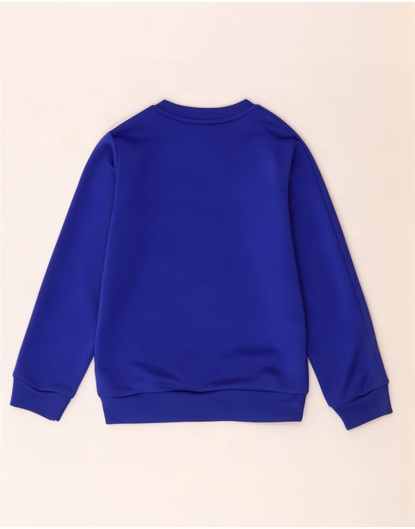 Adidas Sudadera Niños Jumper 7-8 Años Azul Poliéster