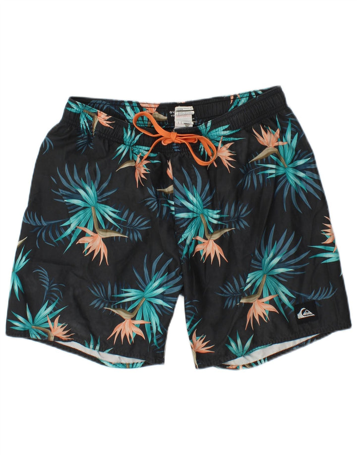 Bañador Quiksilver Hombre Bañador Mediano Azul Marino Floral Poliéster
