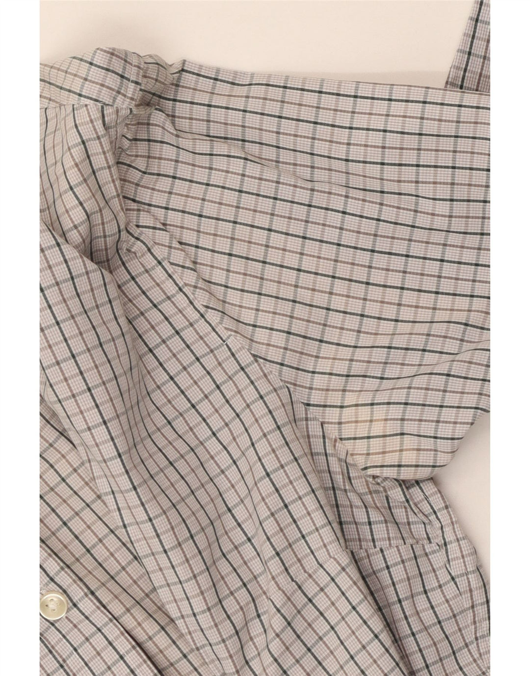 Camisa Benetton Mujer ES 44 Grande Gris Algodón