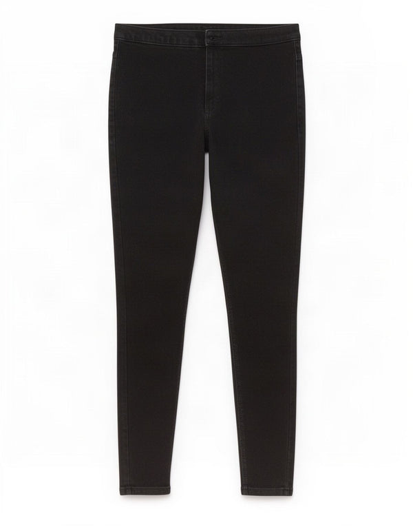 Marks & Spencer Vaqueros súper ajustados para mujer UK 40 Large W30 L29 Algodón negro