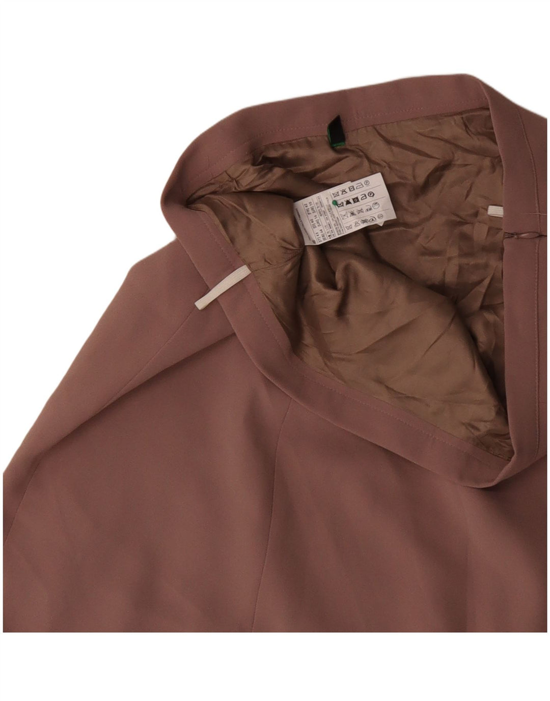 BENETTON Falda acampanada para mujer UK 44 Grande W34 Poliéster floral rosa