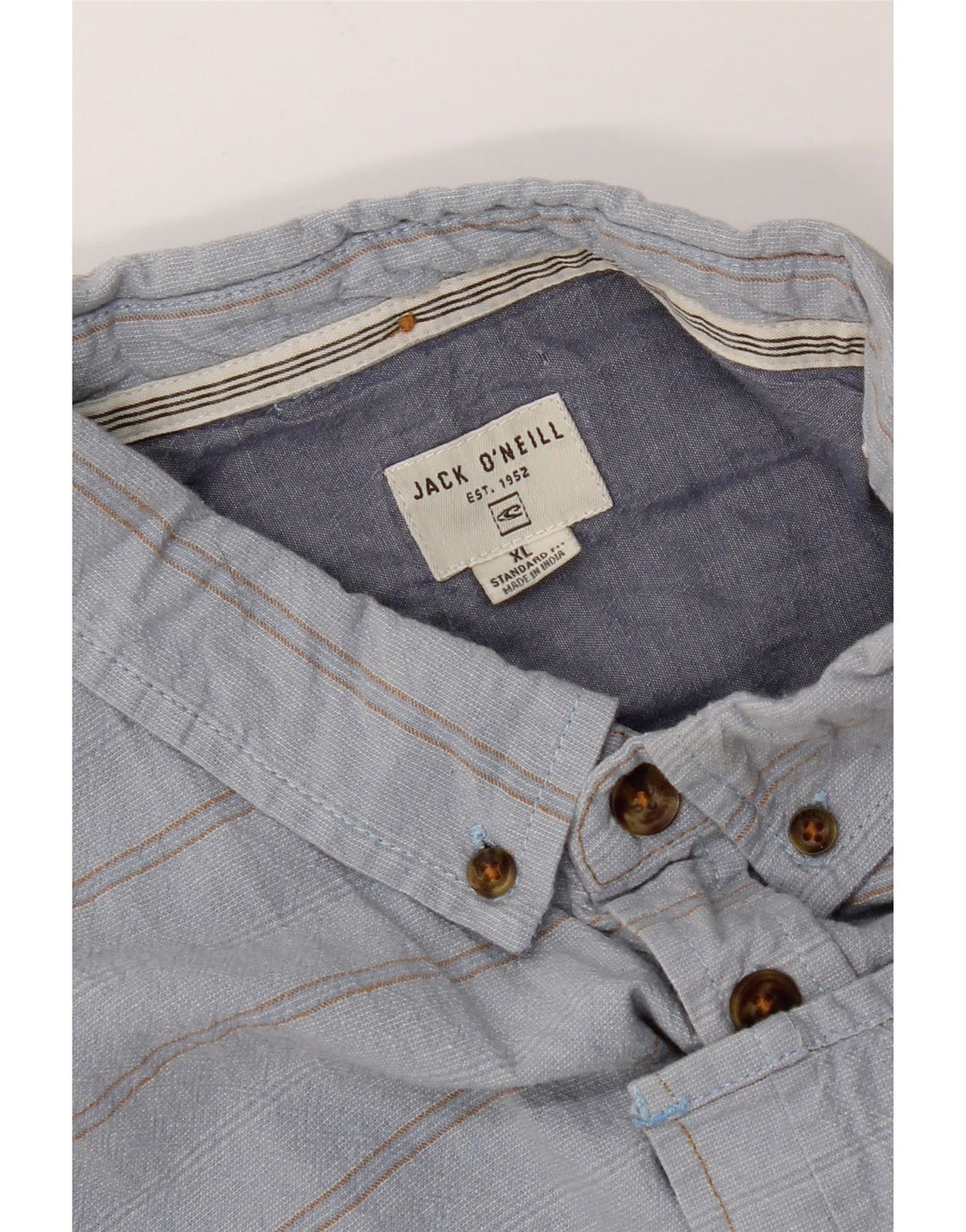 Camisa O'Neill Hombre Manga Corta XL Azul Rayas
