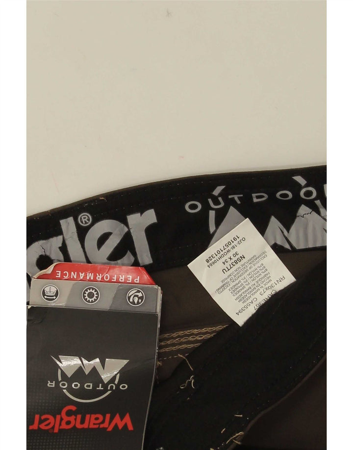 Pantalón Cargo Recto Para Hombre Wrangler W30 L34 Nylon Marrón