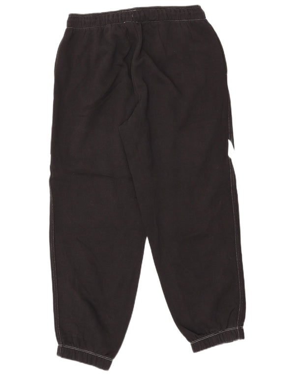 NIKE Mujer Graphic Chándal Pantalones Joggers UK 10 Small Negro Algodón