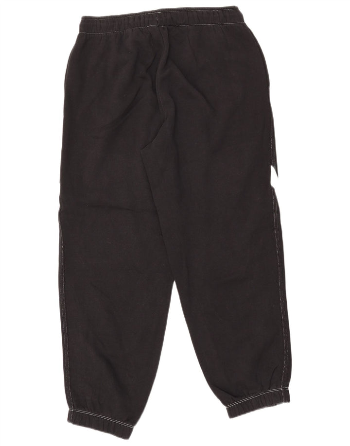 NIKE Mujer Graphic Chándal Pantalones Joggers UK 10 Small Negro Algodón