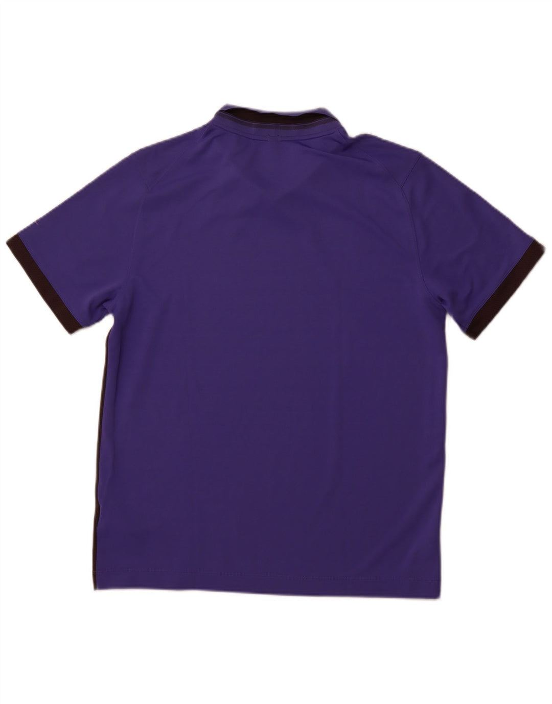 NIKE Polo Dri Fit para Hombre Poliéster Color Block Morado Medio