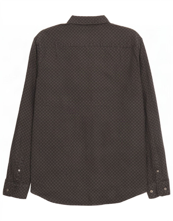 Camisa Levi's Hombre Pequeña Algodón Geométrico Negro