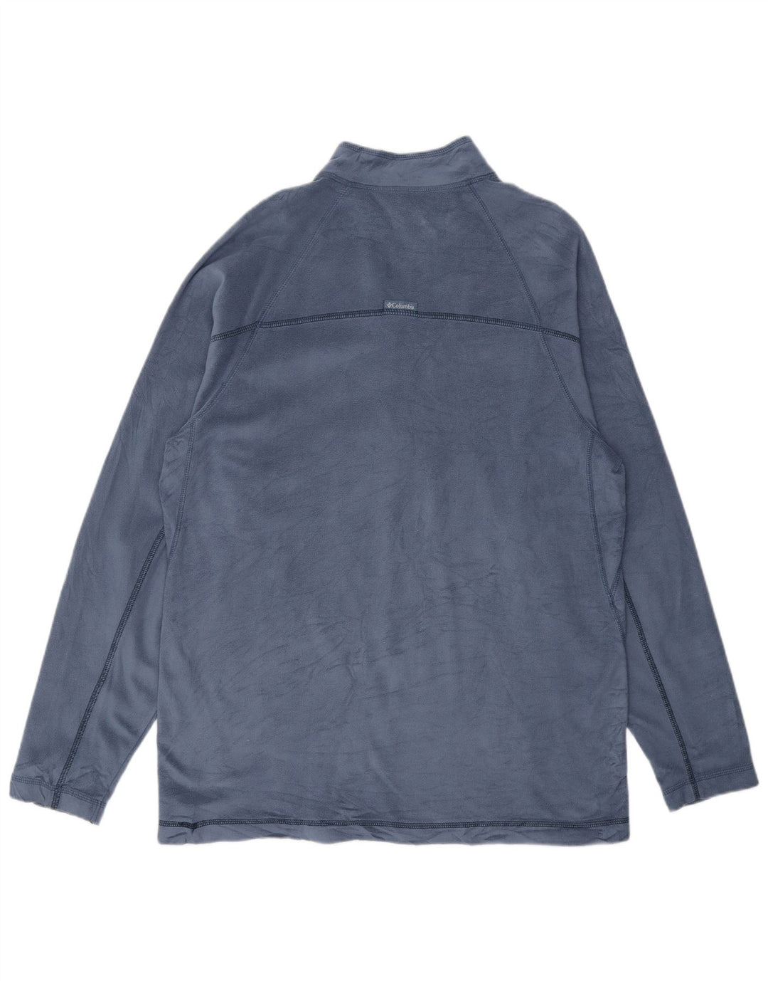 Columbia Jersey De Polar Con Cuello Y Cremallera Para Hombre Poliéster Azul Medio