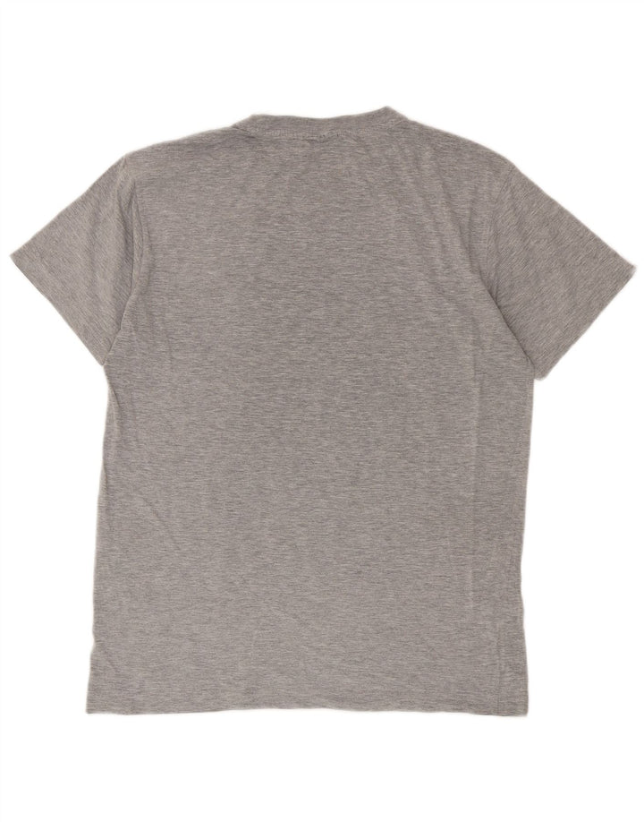 Fila Camiseta gráfica para hombre Top de algodón gris medio