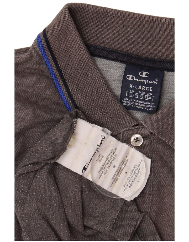 CHAMPION Polo Hombre XL Algodón Gris