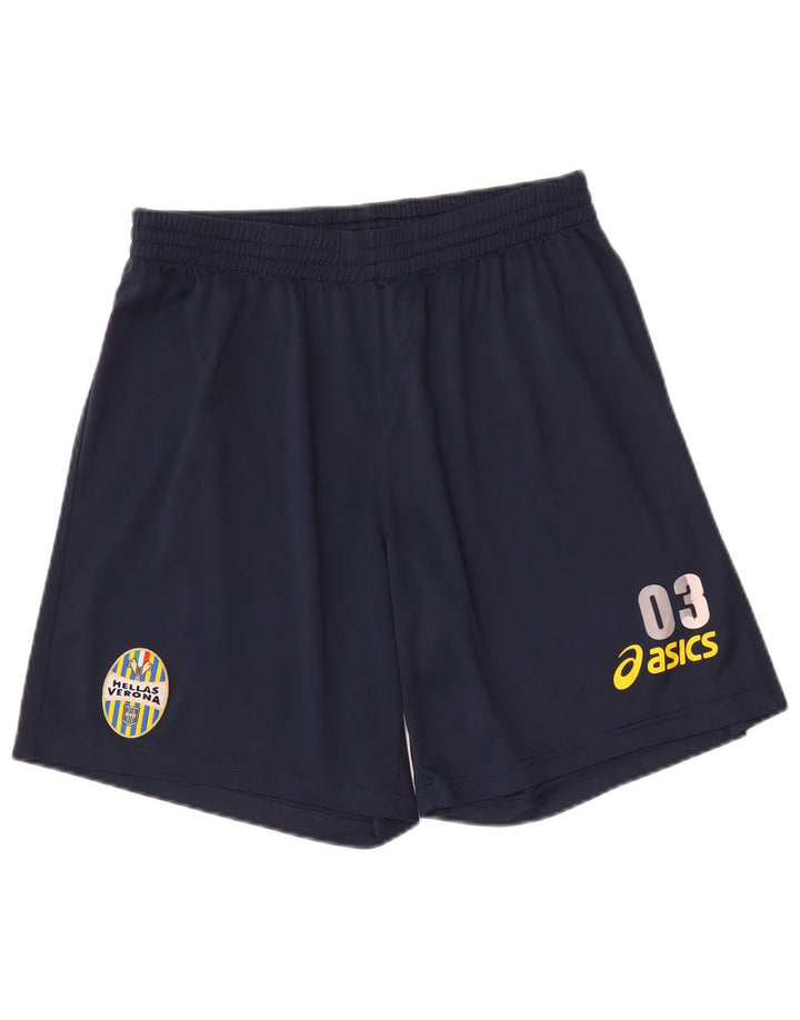 Asics Hombre HELLAS VERONA Pantalones cortos deportivos gráficos Poliéster azul marino medio