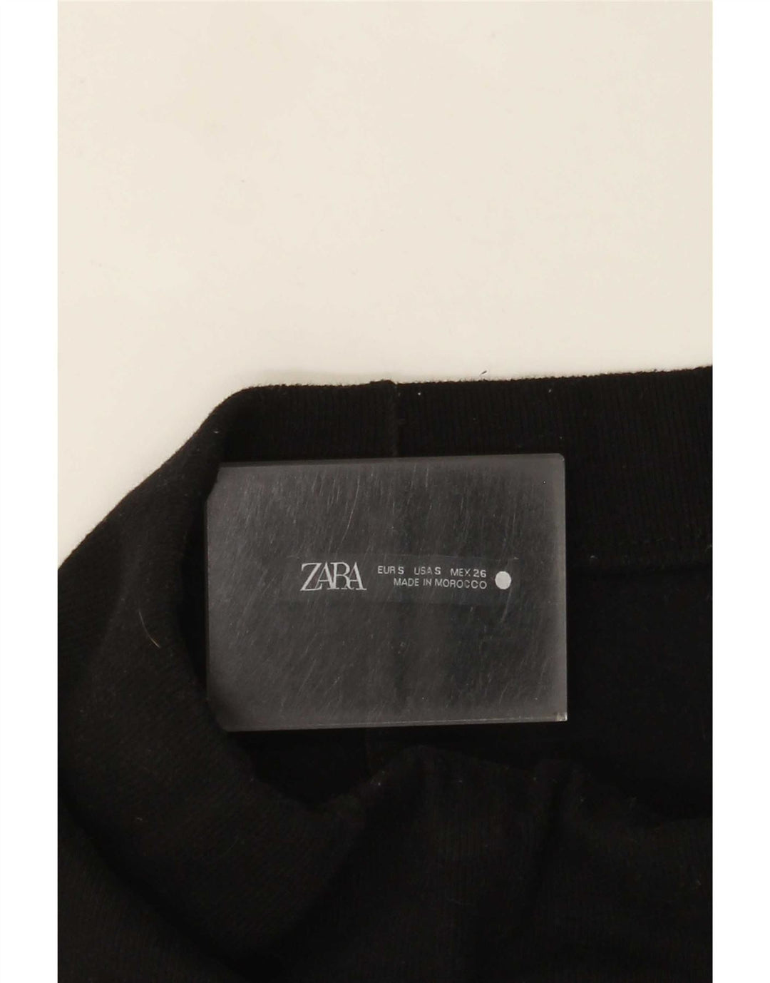 Zara Mujer Falda Lápiz Pequeña W26 Negro