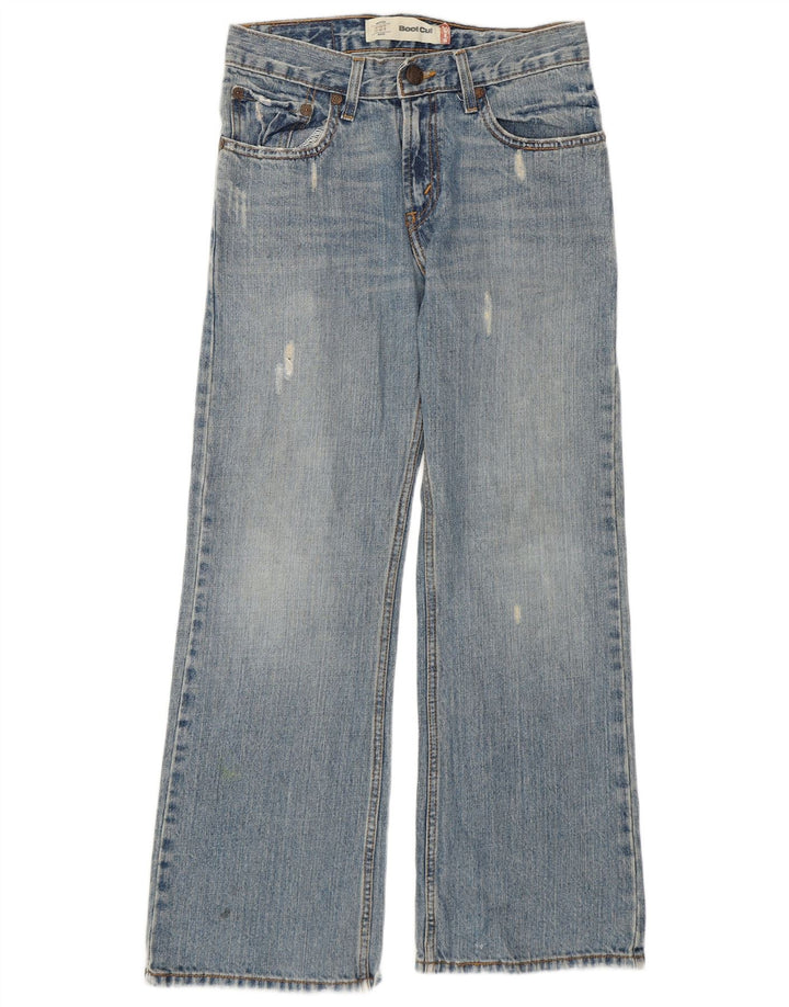 Levi's Jeans 527 desgastados para mujer, talla 12, mediano, W28, L27, azul