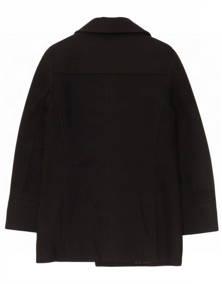 Topshop Chaqueta tipo blazer para mujer Reino Unido 12 Mediana Lana negra