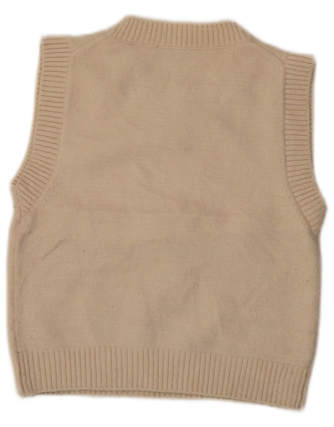 Zara Mujer Crop Vest Tank Top UK 10 Small Beige