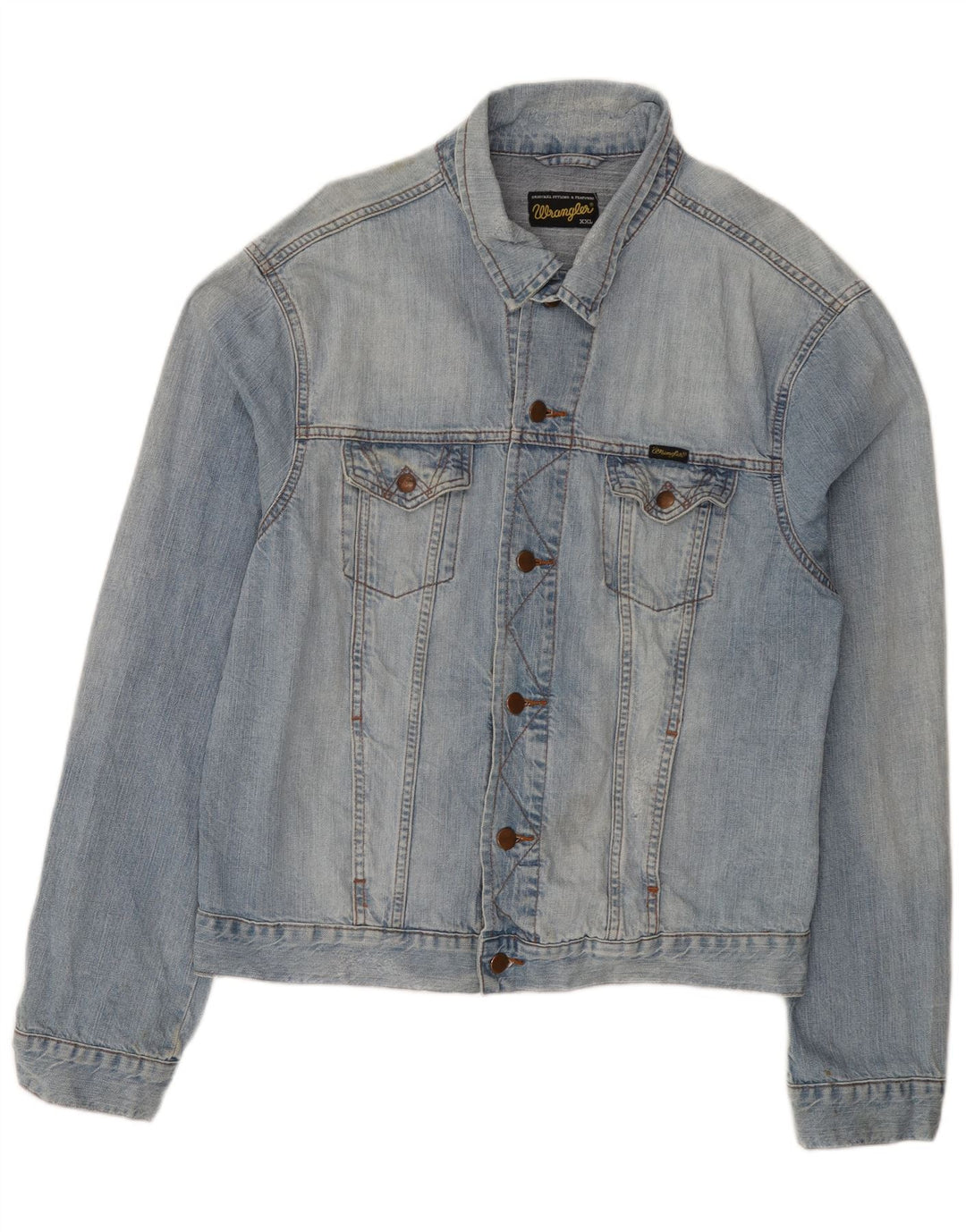 Wrangler Chaqueta vaquera para hombre UK 44 2XL Algodón azul
