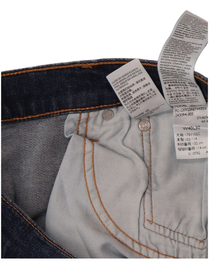 LEVI'S Jeans rectos 514 para hombre W40 L30 Algodón azul marino