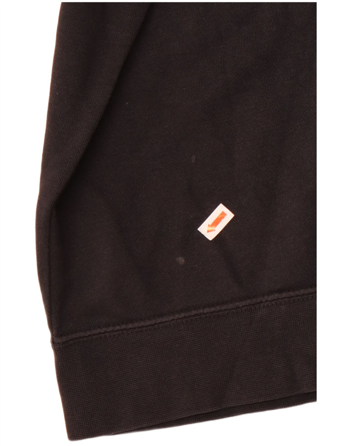 Nike - Sudadera extragrande para mujer, talla 10, talla pequeña, algodón negro