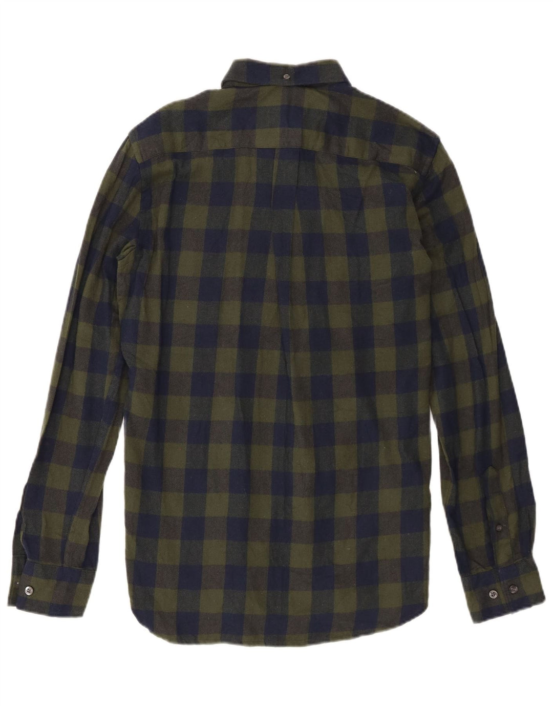 Camisa De Franela De Algodón A Cuadros Verdes Pequeños De French Connection Hombre