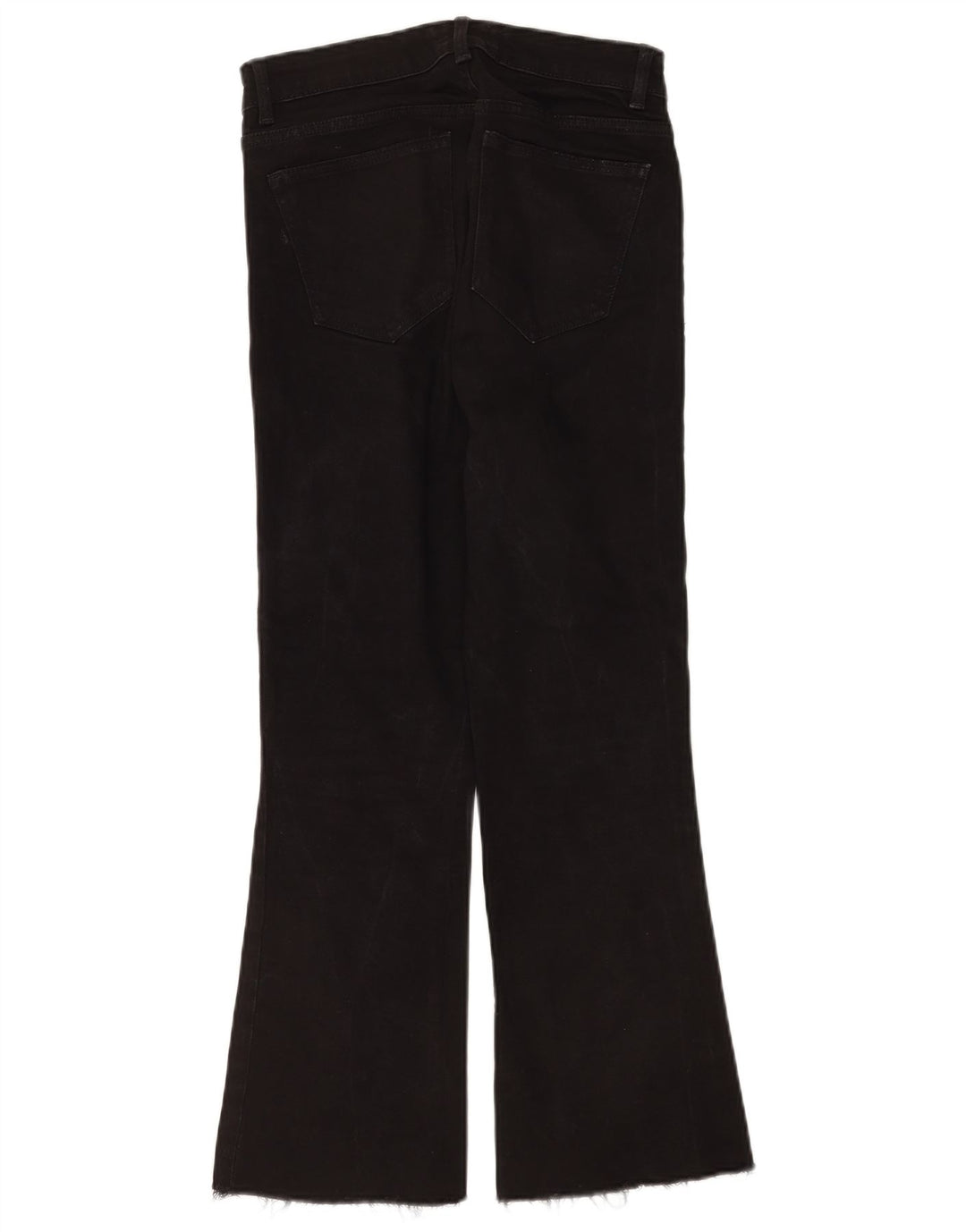 Zara Jeans Acampanados Para Mujer EU 38 Small W28 L26 Algodón Negro
