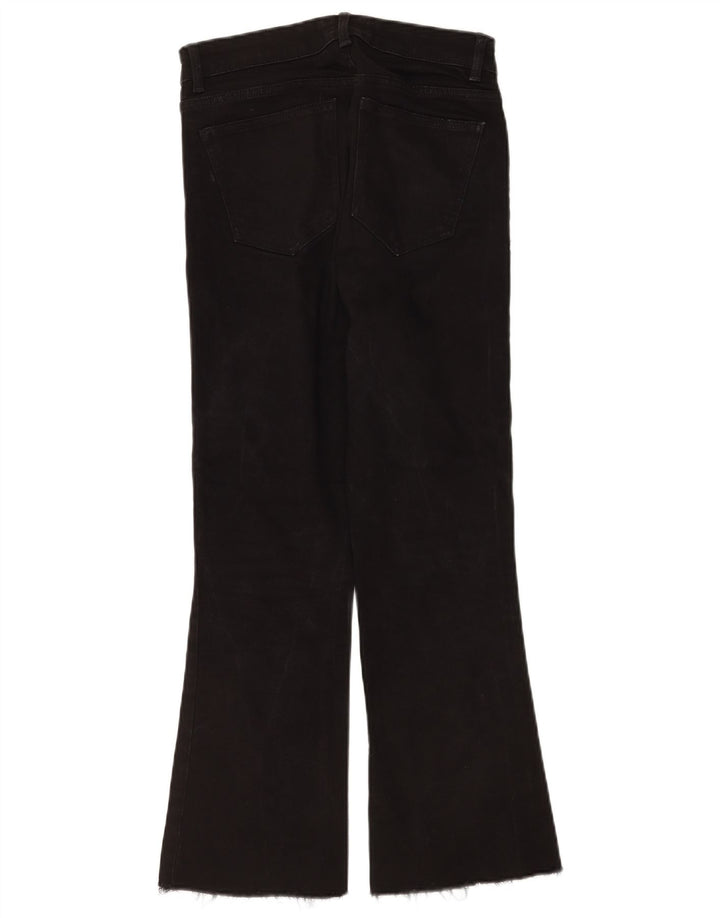 Zara Jeans Acampanados Para Mujer EU 38 Small W28 L26 Algodón Negro