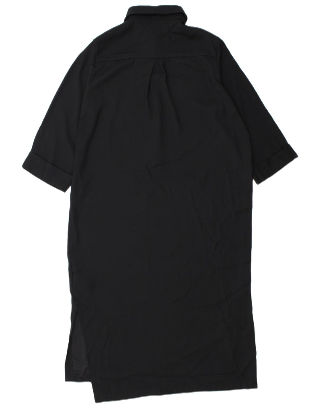 MARKS & SPENCER Vestido camisero regular para mujer UK 42 Mediano Negro