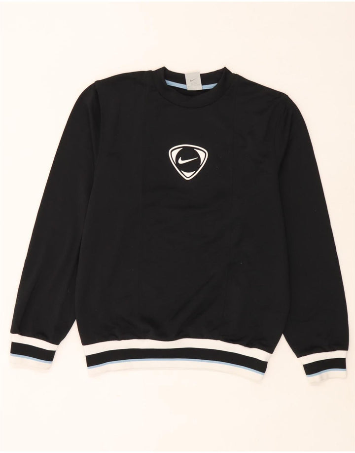 Nike - Sudadera para hombre, talla 36/38, talla pequeña, color negro, poliéster
