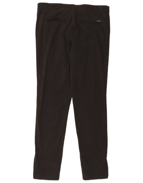 Jack & Jones Mens Marco Slim Fit Chino Pantalones W34 L32 Algodón Negro