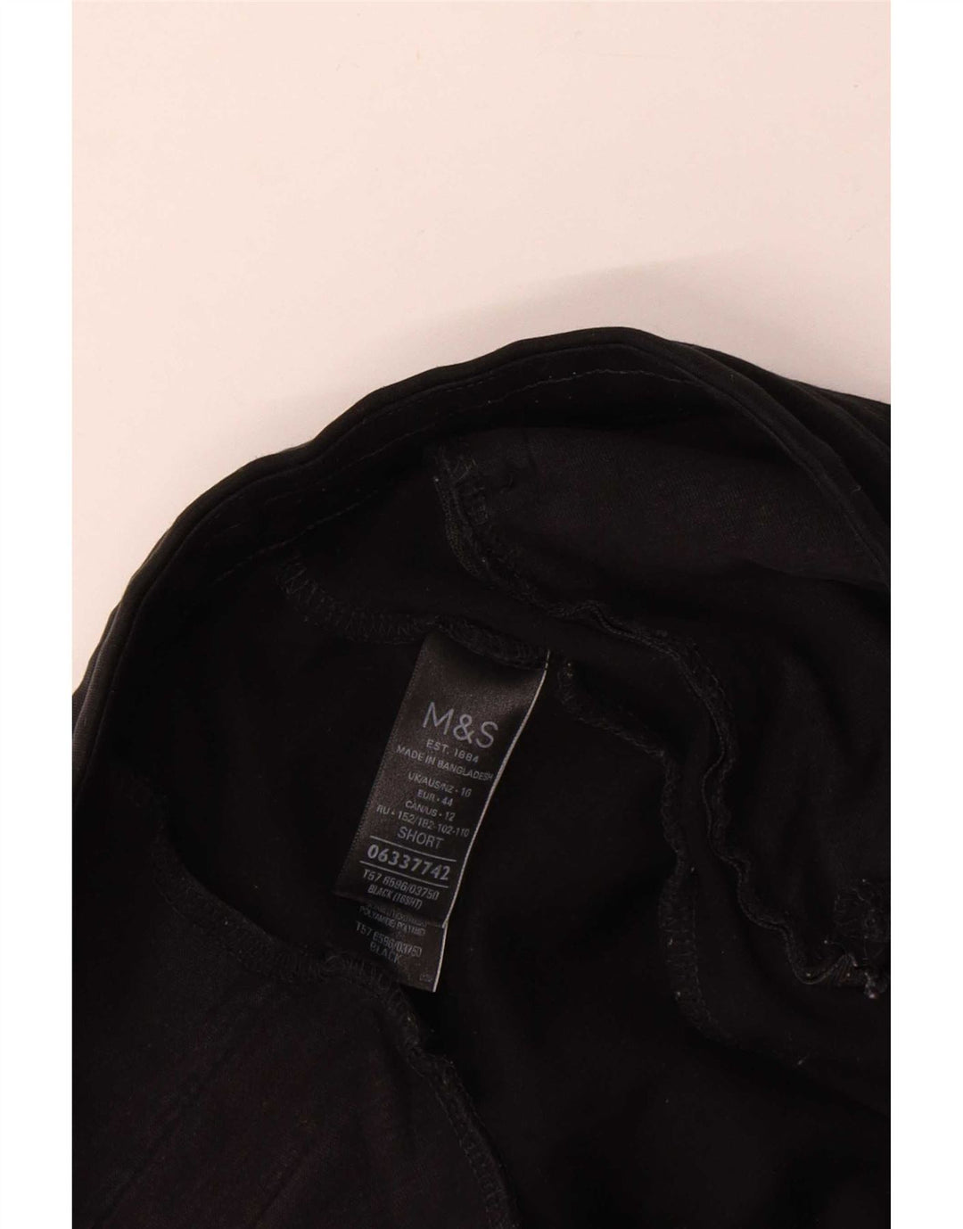 Marks & Spencer Pantalones de chándal para Mujer UK 46 Large Viscosa Negra
