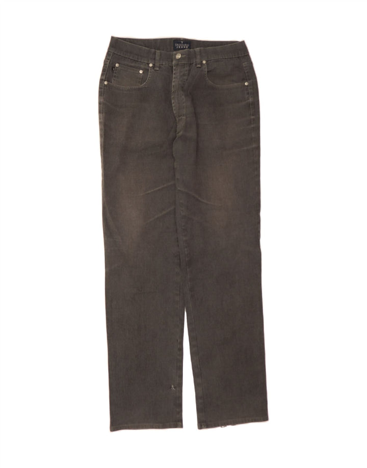 TRUSSARDI Mens Straight Jeans W36 L33 Grey Cotton Vintage Trussardi and Second-Hand Trussardi from Messina Hembry 