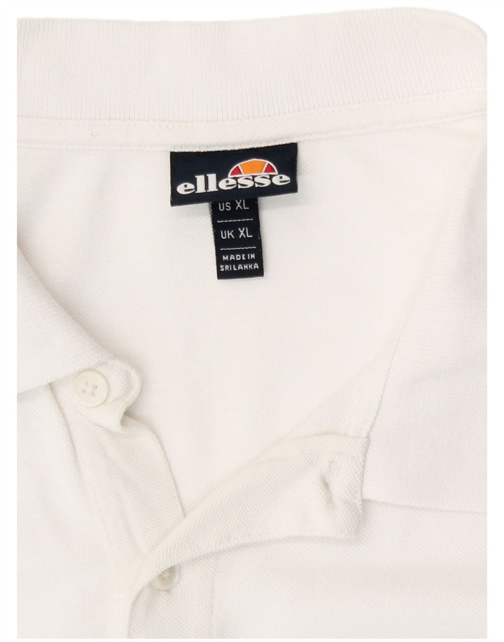 Polo Ellesse Hombre XL Blanco Algodón