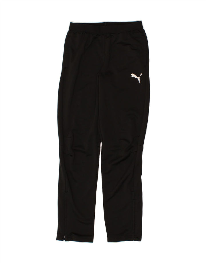 PUMA Girls Tracksuit Trousers 9-10 Years  Black Polyester Vintage Puma and Second-Hand Puma from Messina Hembry 