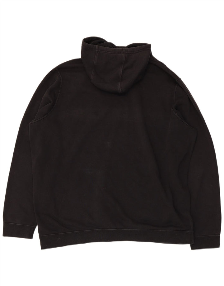 NIKE Sudadera con capucha para hombre, talla 2XL, algodón negro