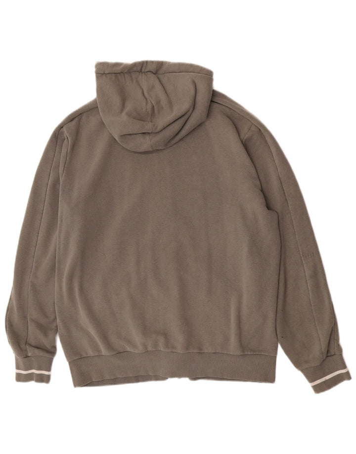 Puma Sudadera Con Capucha Y Cremallera Gráfica Para Hombre Algodón Caqui Mediano