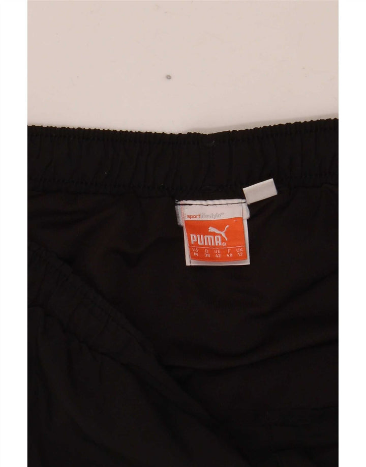 Puma - Pantalones cortos deportivos para mujer, talla 40, talla M, color negro