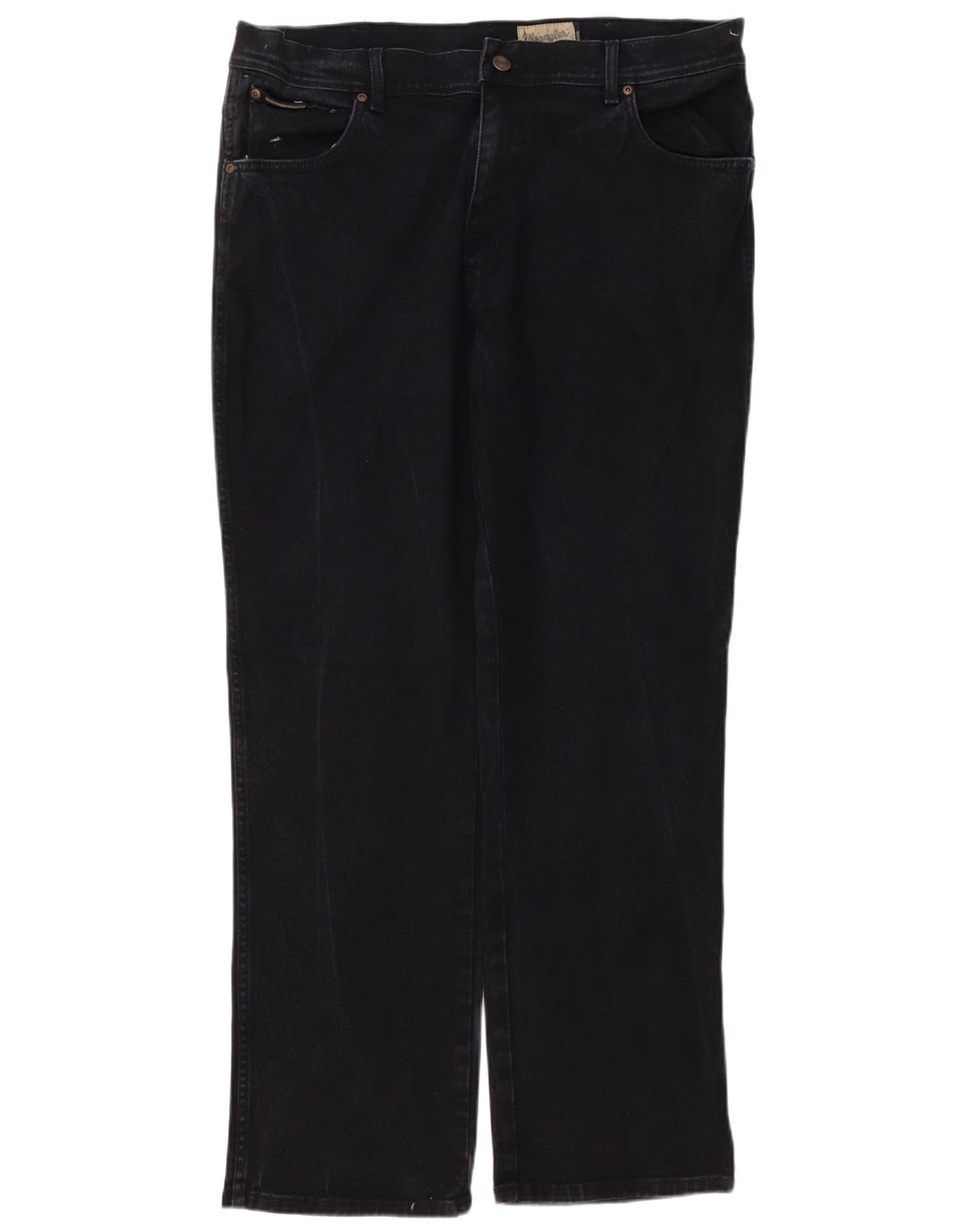 WRANGLER Vaqueros rectos Texas para hombre W38 L32 Algodón negro