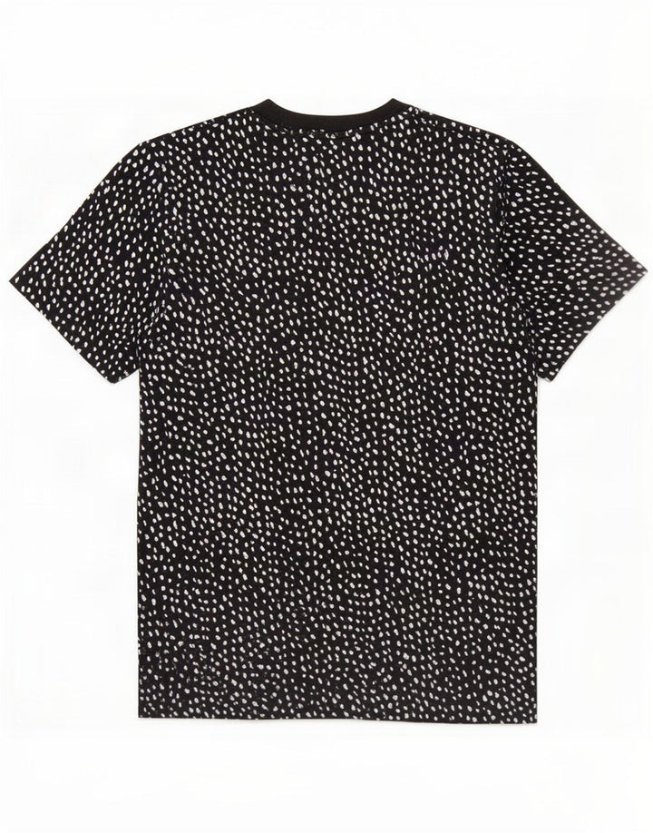 Adidas Hombre Camiseta Top Medium Negro Spotted Cotton