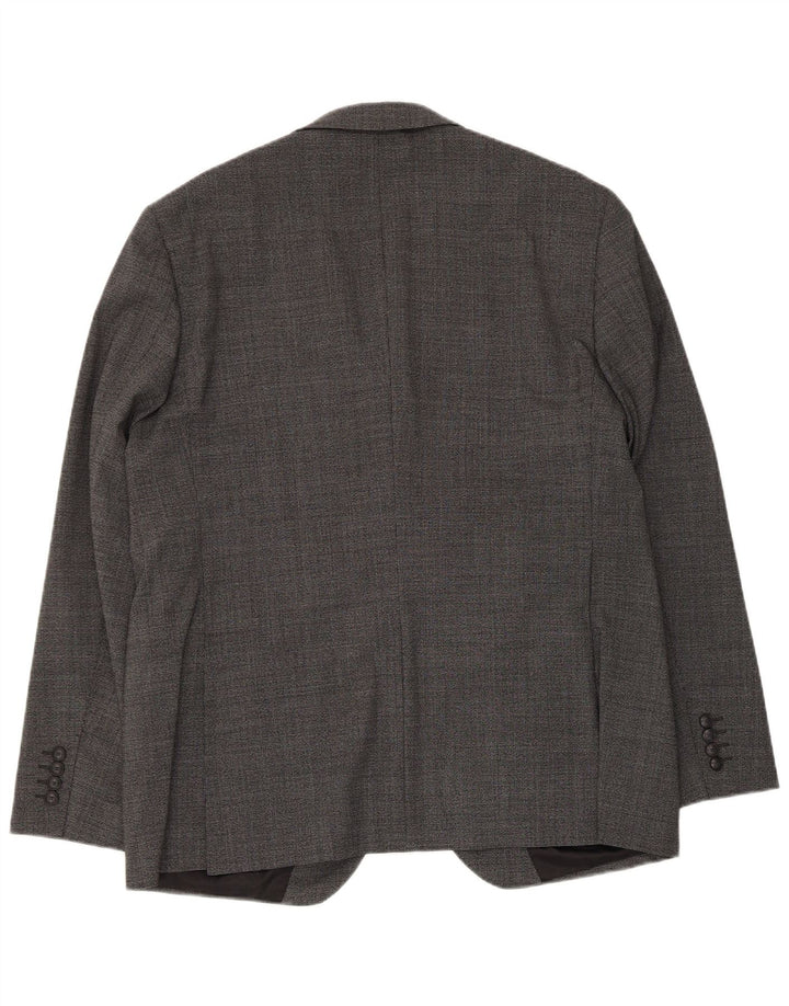 Marks & Spencer Chaqueta tipo blazer con 2 botones para hombre UK 44 XL Gris