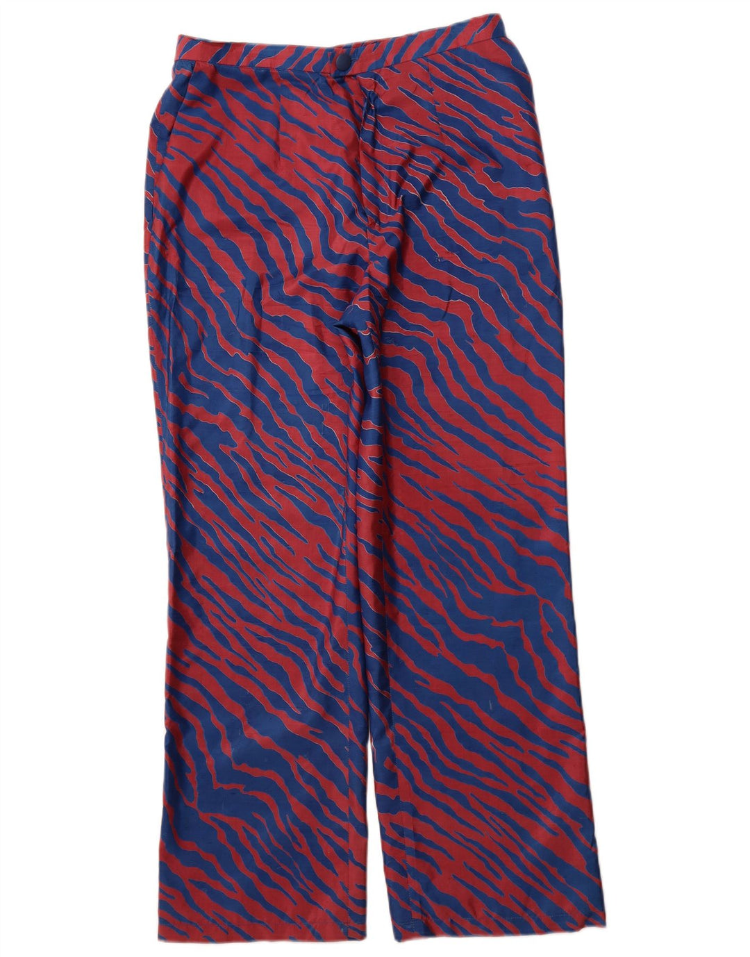 Pantalón chino recto VINTAGE para mujer W30 L29 Rayas azules