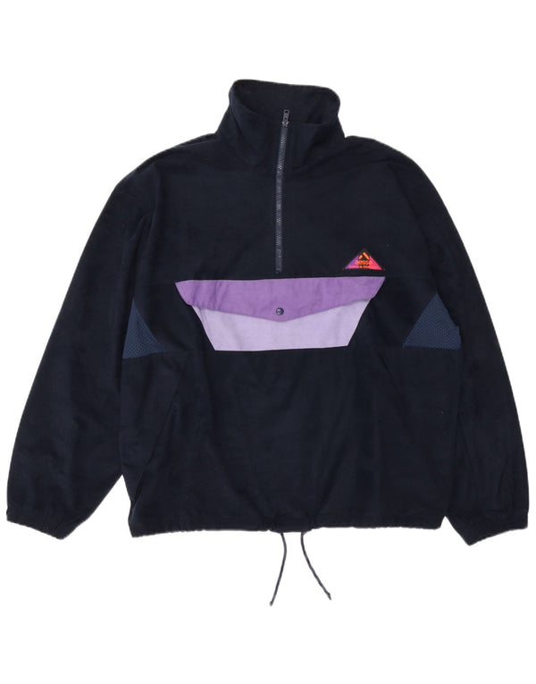 Aesse Chaqueta anorak para hombre UK 38 Medium Azul marino Colorblock