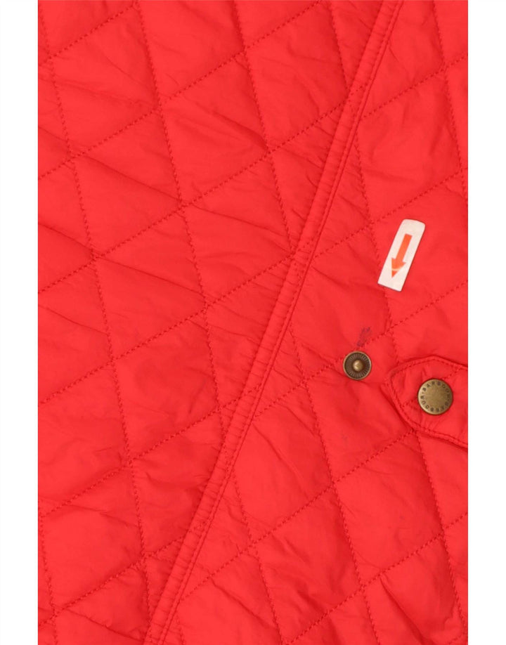 Chaleco acolchado Barbour para mujer Reino Unido 44 Grande Poliamida roja