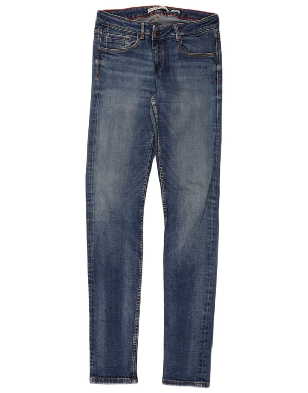 Zara Vaqueros pitillo para mujer EU 38 Small W28 L31 Azul
