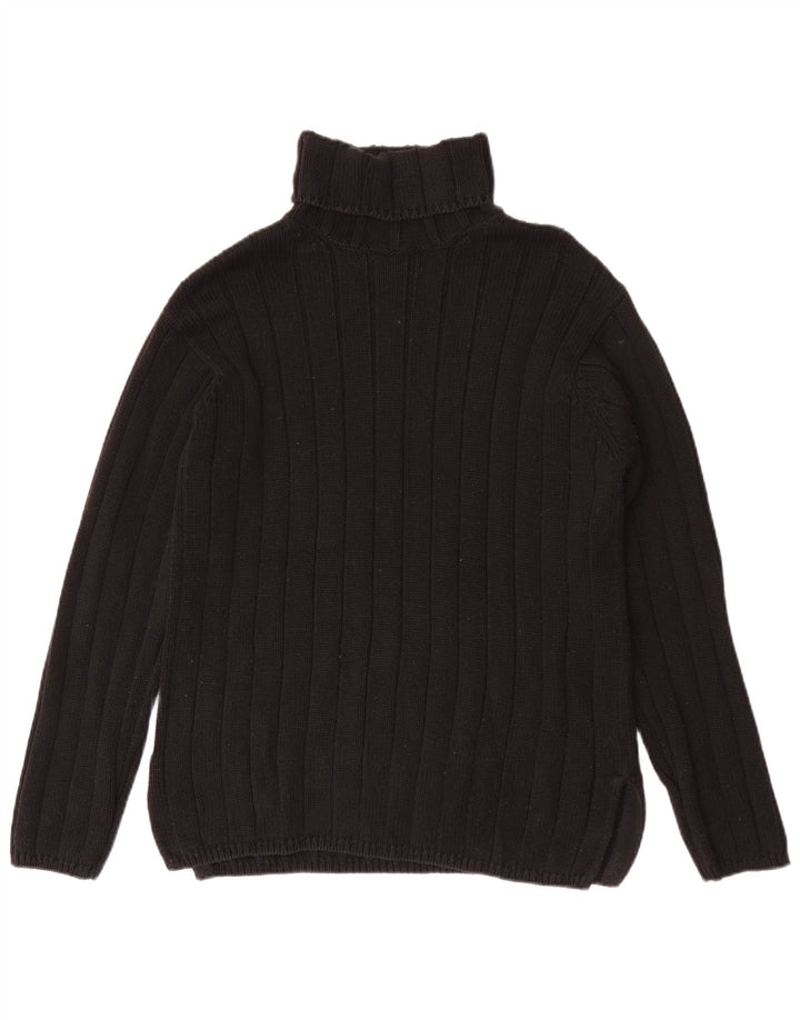 Gap Jersey con cuello vuelto para mujer UK 44 Mediano Algodón negro
