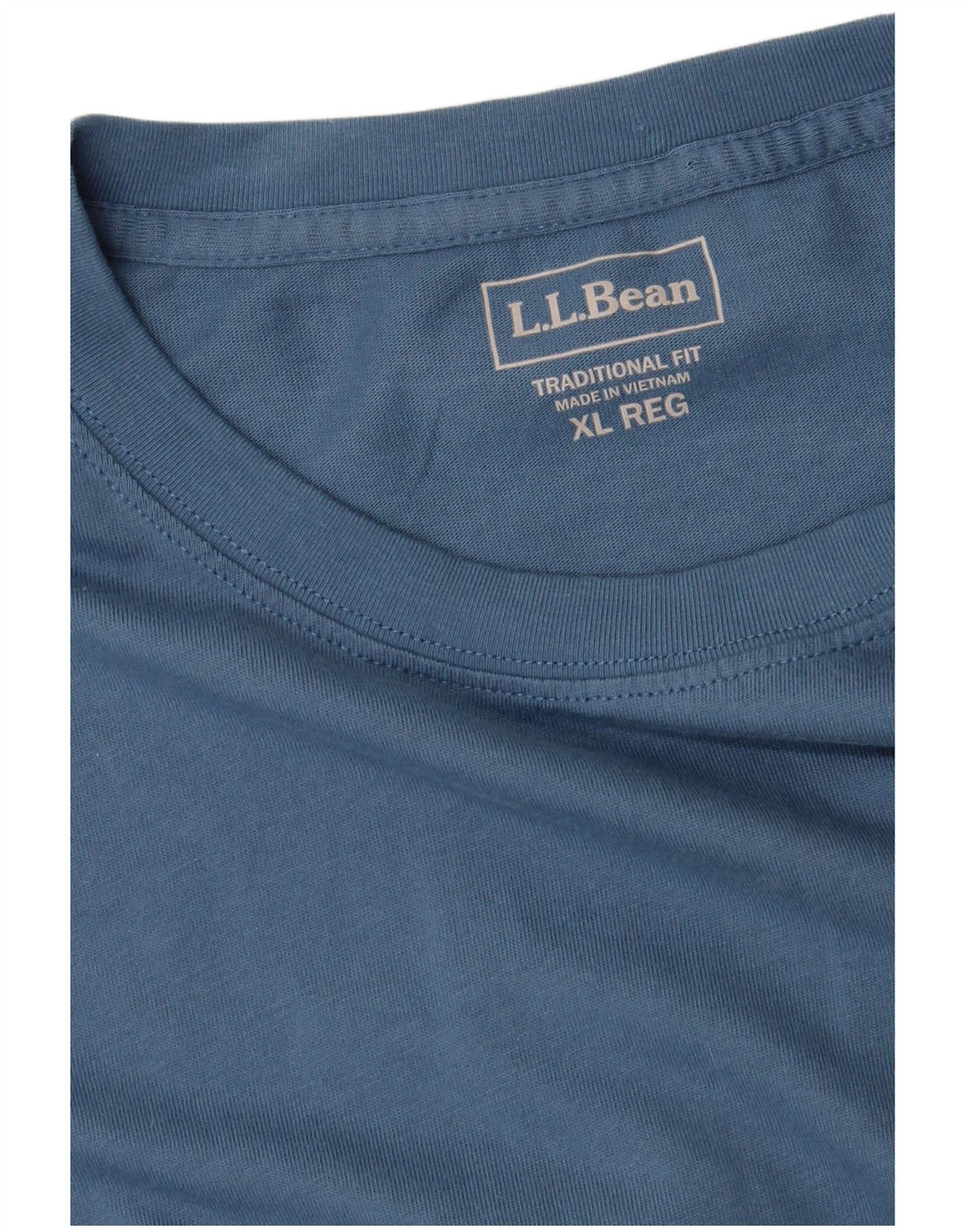 L.L.BEAN Camiseta de manga larga para hombre de ajuste tradicional XL Azul