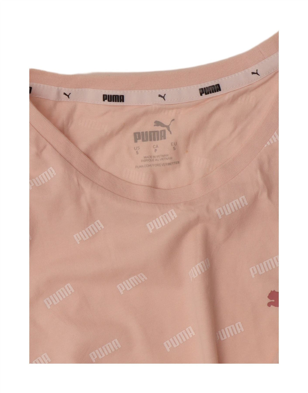 PUMA Camiseta gráfica para hombre Top Small Pink