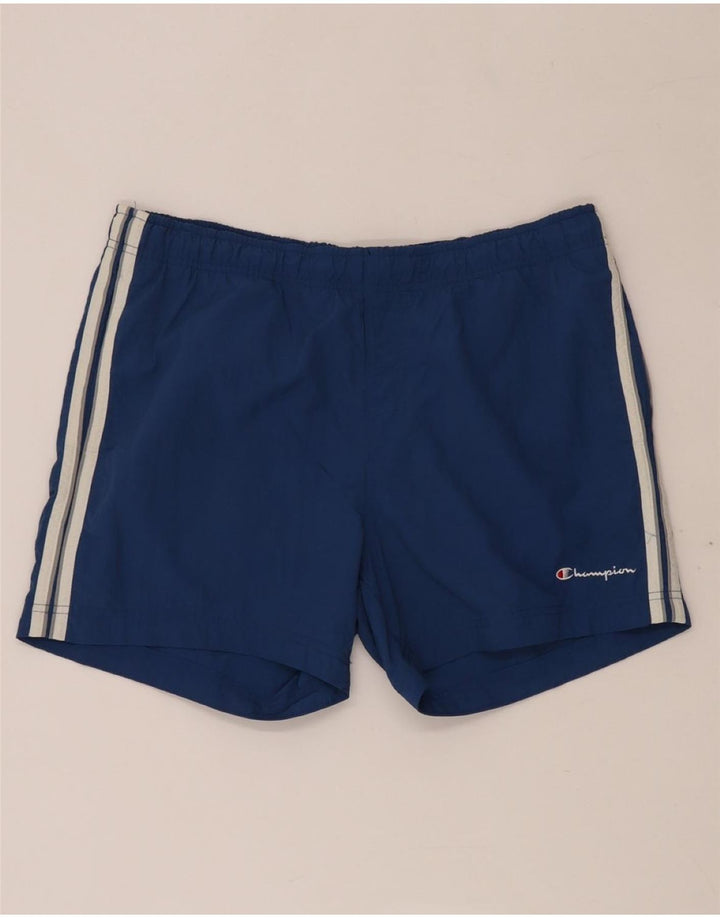CHAMPION Bañador para hombre, talla grande, poliamida azul