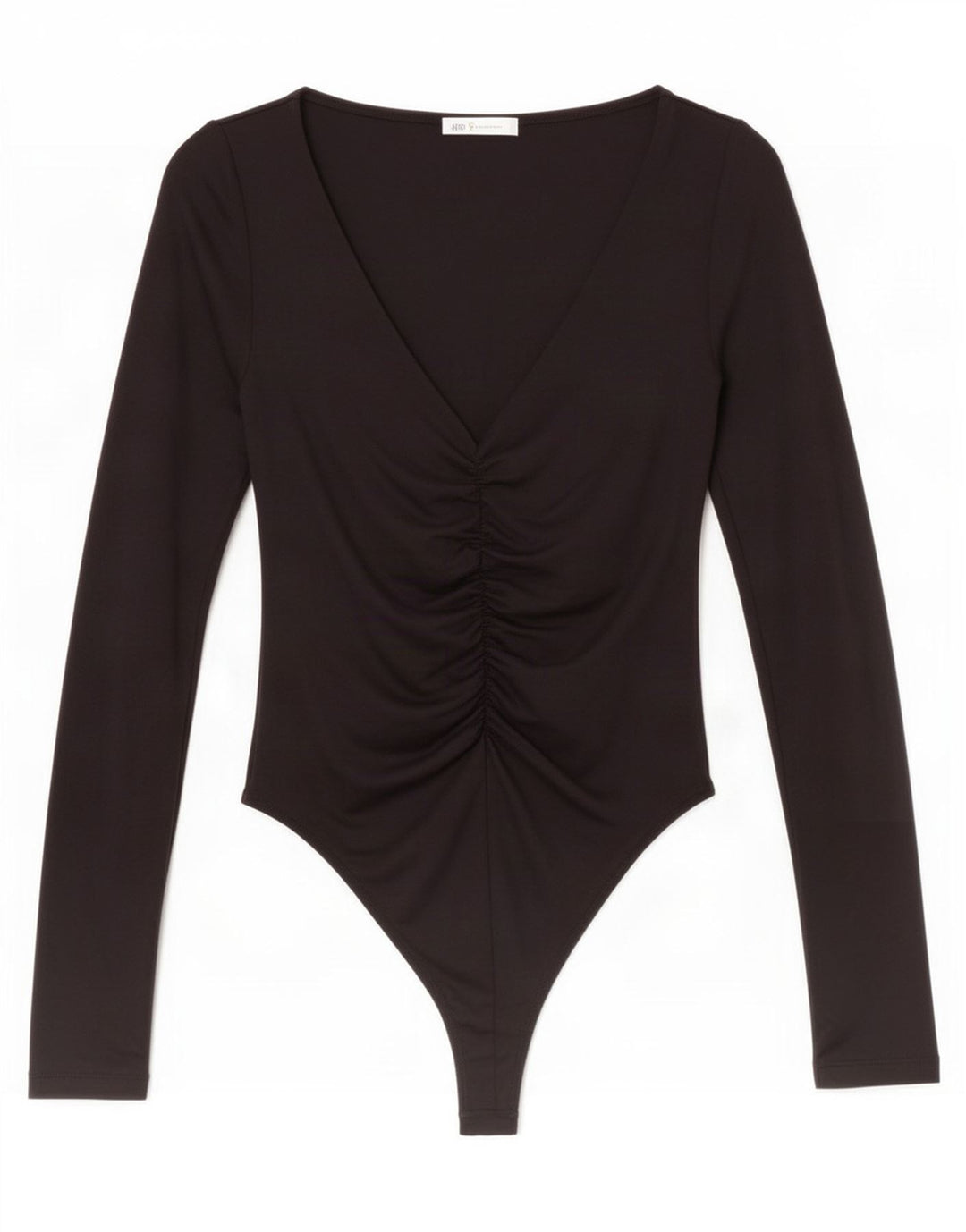 Zara Mujer Body UK 42 Mediano Poliamida Negro