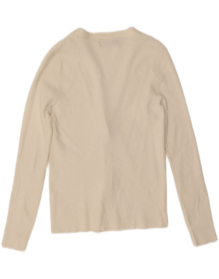 Marks & Spencer - Cárdigan para mujer, talla 40, tamaño mediano, color blanco